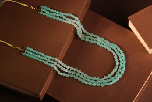 Gold stone mala