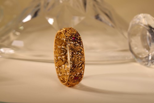 22kt gold Nagas temple jewellery — Thrimurti Jewellers